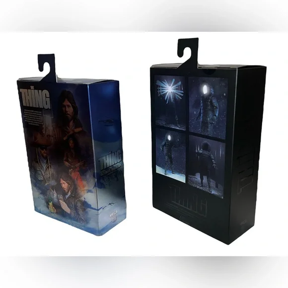 NECA The Thing SDCC Lenticular Cover & The Thing MacReady Outpost 31 7 Figures